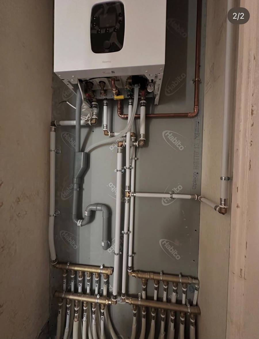 Installation de chauffage central