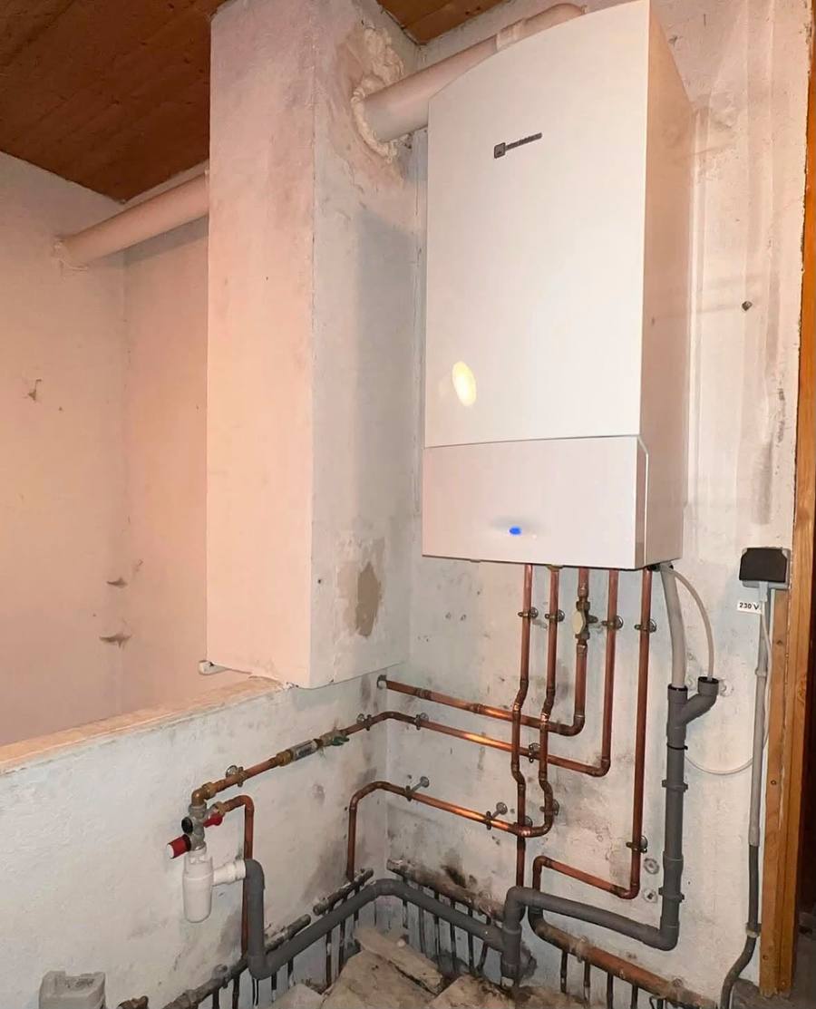 Installation de chauffage central
