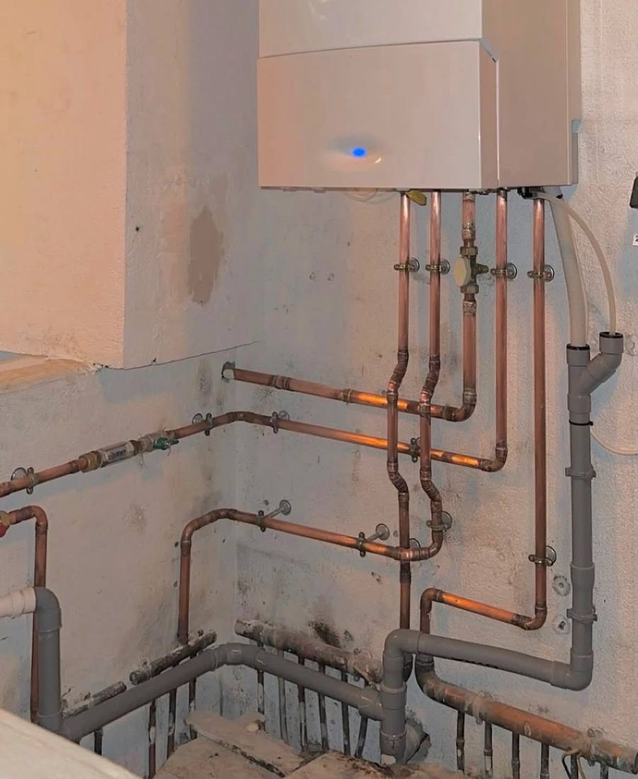 Installation de chauffage central